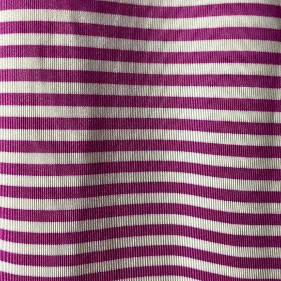 FOOT JOY MENS SIZE L ( SEE BELOW) MAGENTA STRIPE POLO SHIRT SPANDEX END CLEAN - Picture 9 of 10
